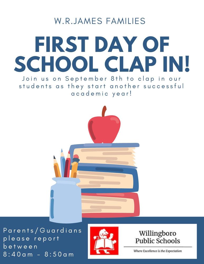 First Day of School Clap In