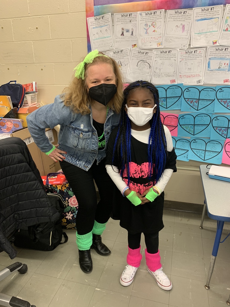 100th Day of School - 80's Day