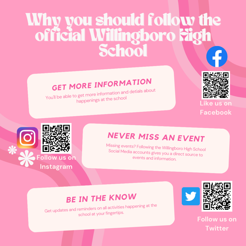 Follow WHS (instagram/twttter/live feed)