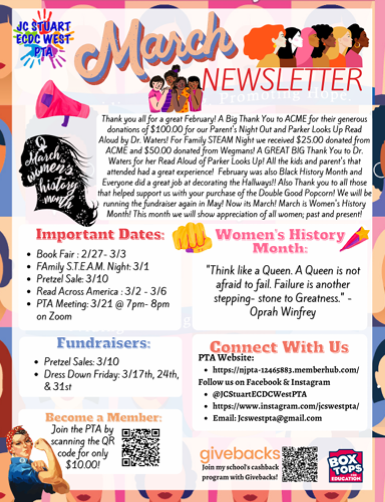 March PTA Newsletter