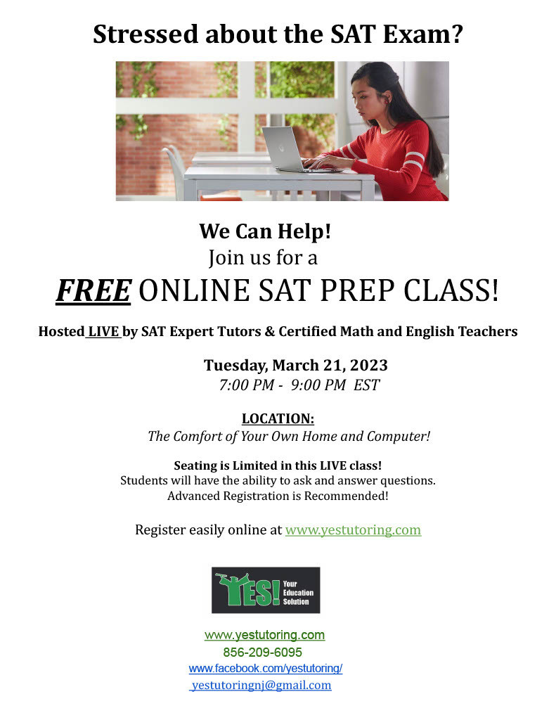 Free Online SAT Prep Class